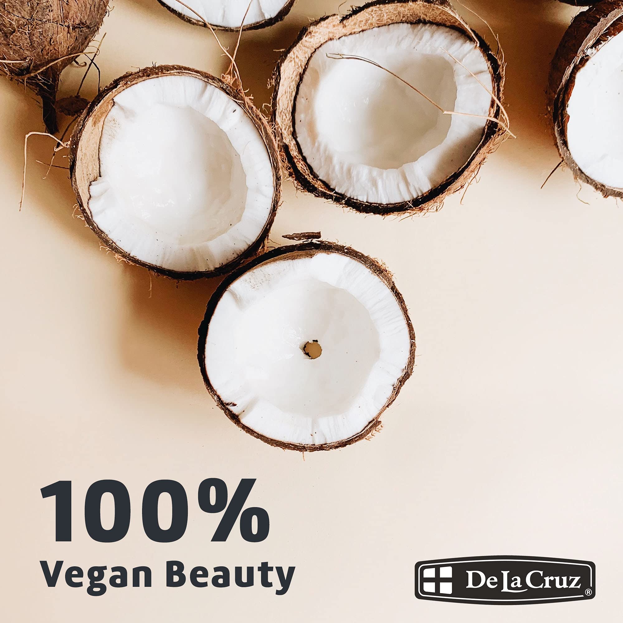 De la Cruz Coconut Oil - Expeller Pressed Coconut Oil for Skin and Hair - Natural Moisturizer for Skin and Hair - 2.2oz (6 Jars) - Image 8