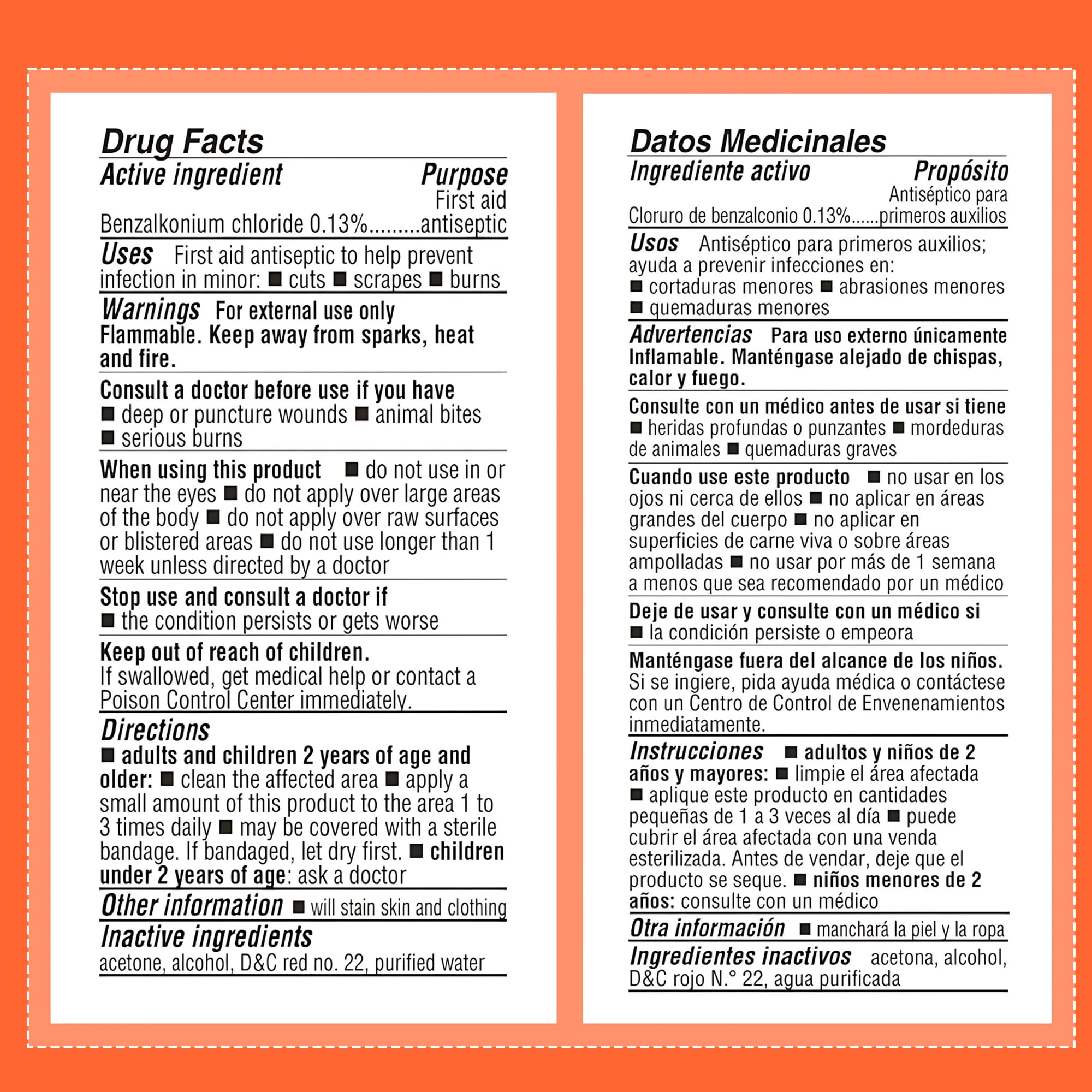 De La Cruz Merthiolate Tincture Antiseptic - First Aid for Minor Cuts, Scrapes and Burns - Mercury-Free Formula Safe for The Entire Family (6 Bottles) - Image 6